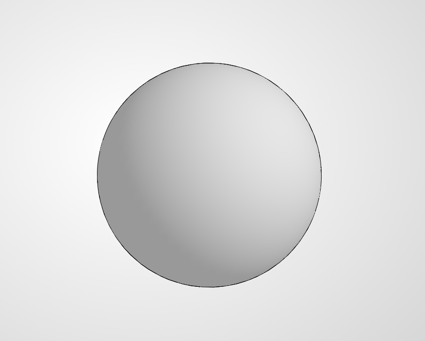 24mm Steel Ball Component Model
