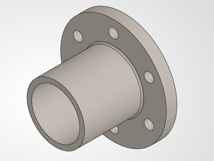 3D Flange Component Model